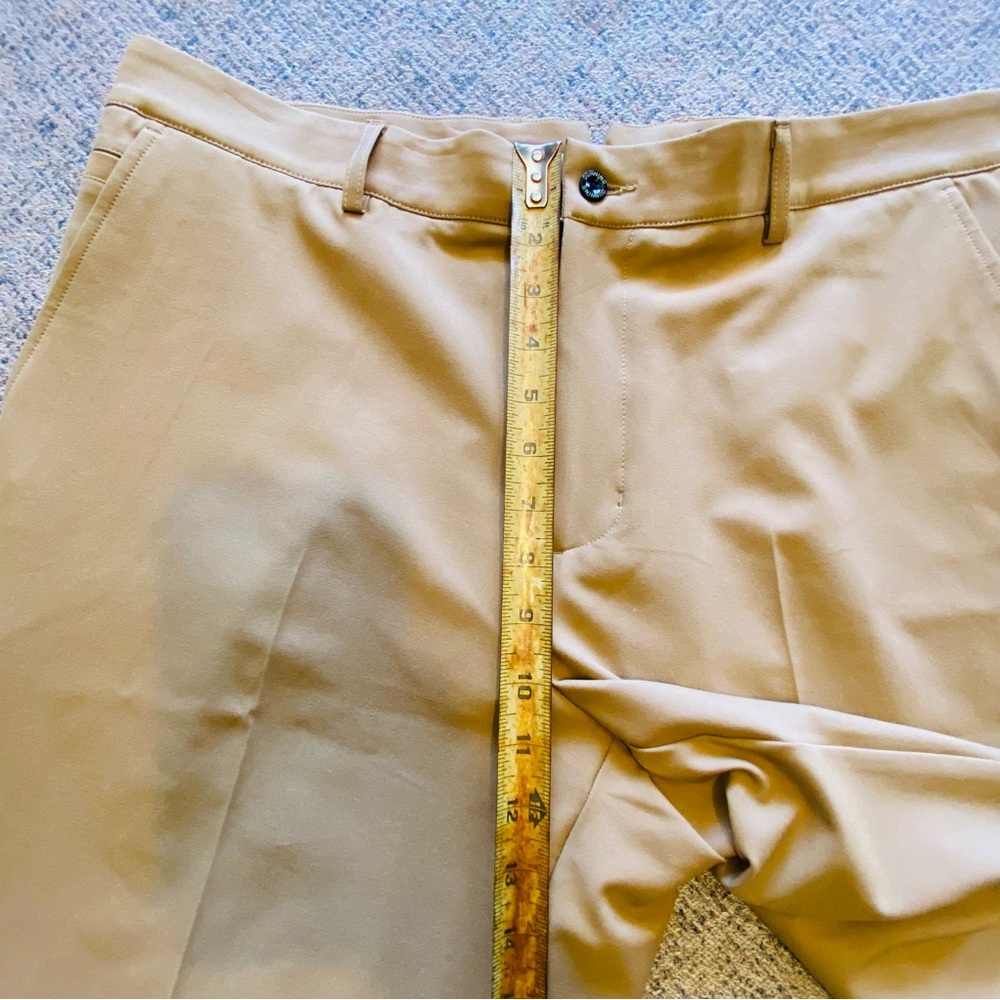 Dunning Golf Everbest Shorts Flat Front Gold - Picture 5 of 12